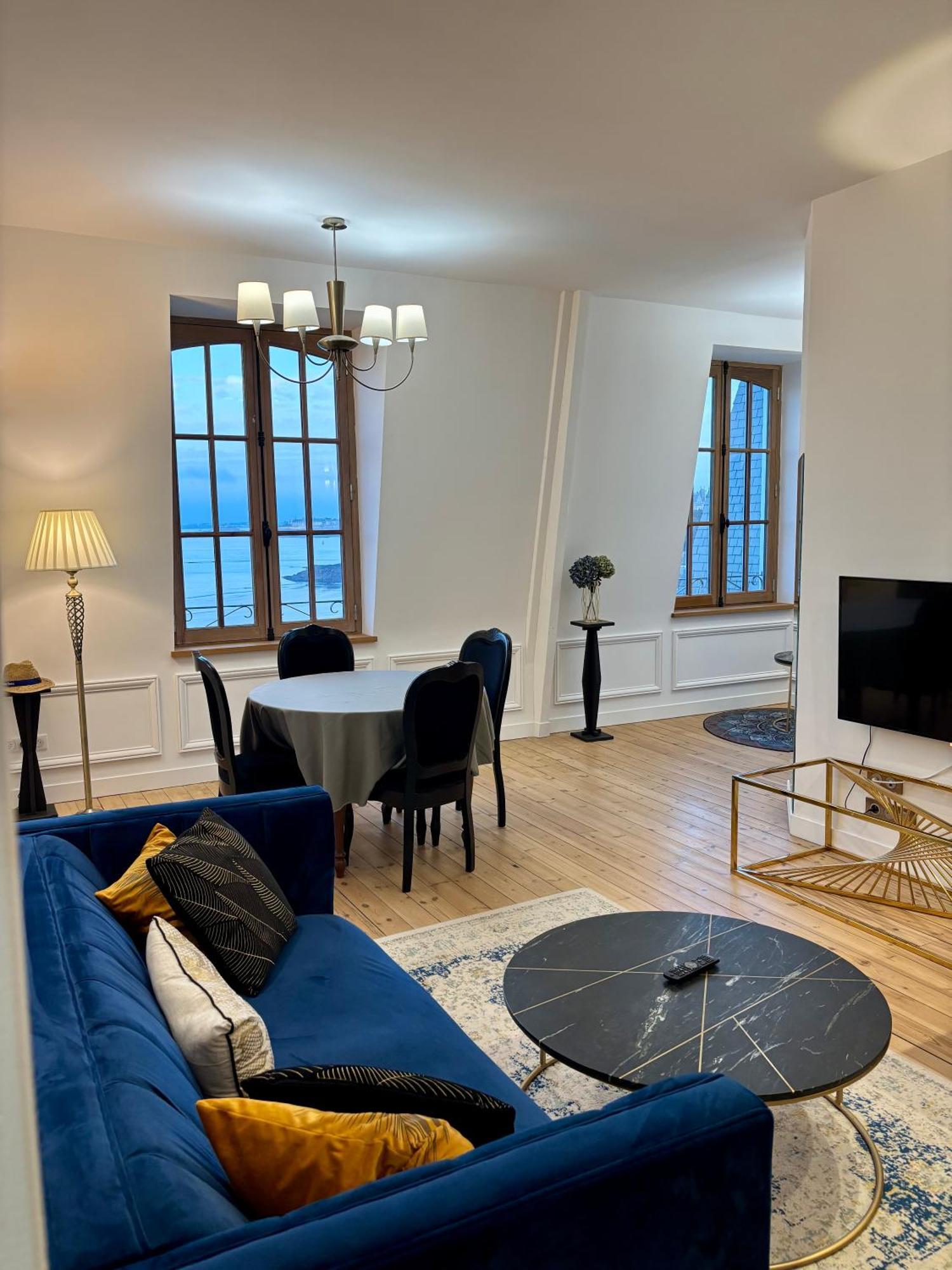 Le Royal XIX Dinard Vue Mer Luxe 외부 사진